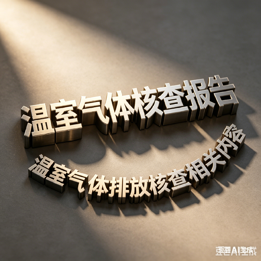温室气体核查报告